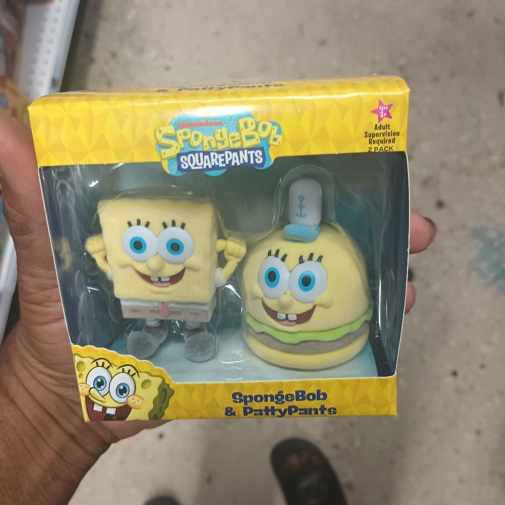 SpongeBob SquarePants Plush Toy Set - Yellow
